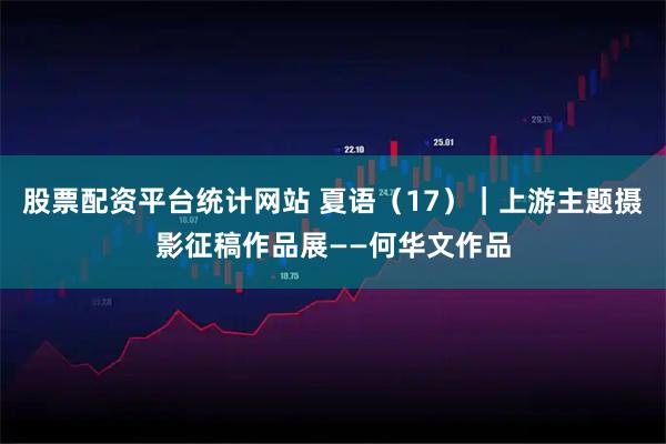 股票配资平台统计网站 夏语（17）｜上游主题摄影征稿作品展——何华文作品
